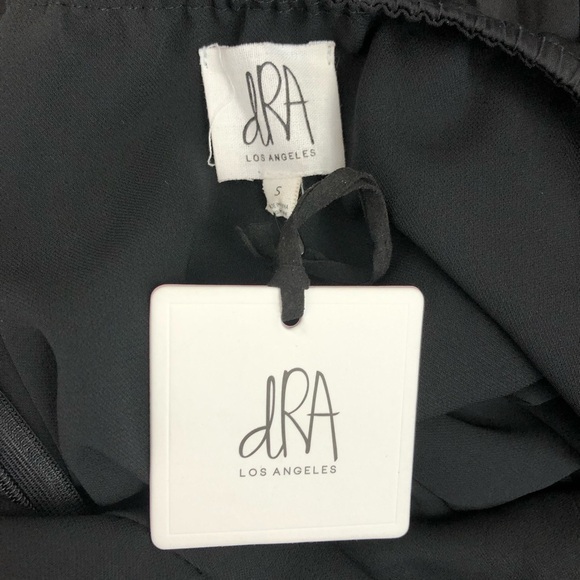 𝅺D R A Los Angeles Small black Jay Choker halter mini dress - Picture 5 of 10